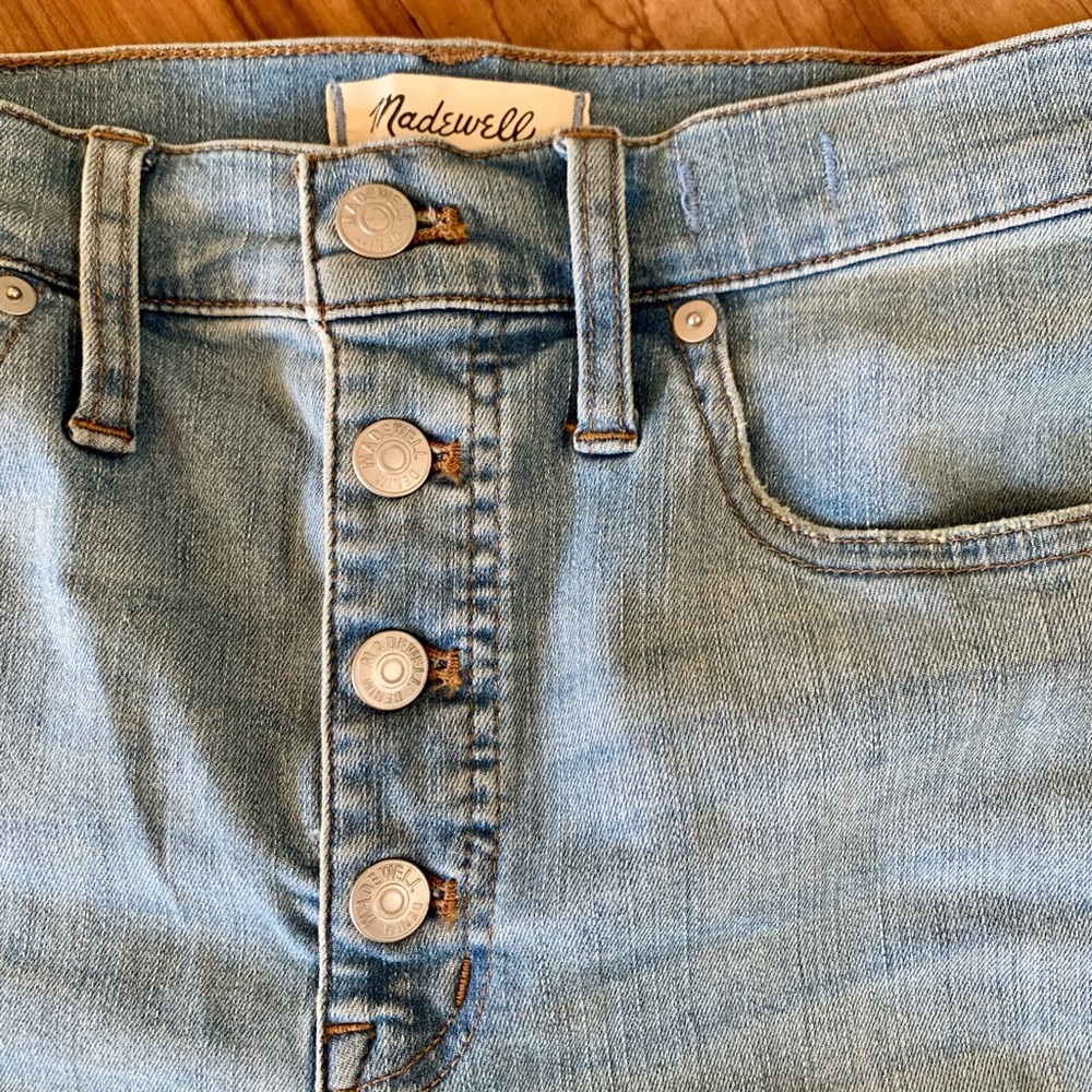 Madewell 10” high-rise skinny jeans